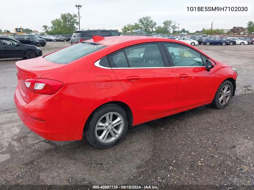 2017 Chevrolet Cruze Lt Auto VIN: 1G1BE5SM9H7102030 Lot: 40097735