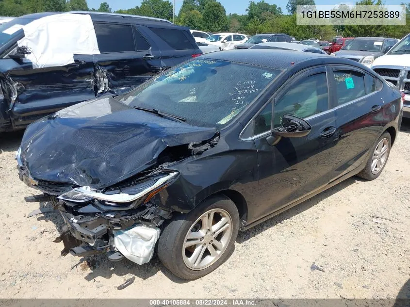 2017 Chevrolet Cruze Lt Auto VIN: 1G1BE5SM6H7253889 Lot: 40105884