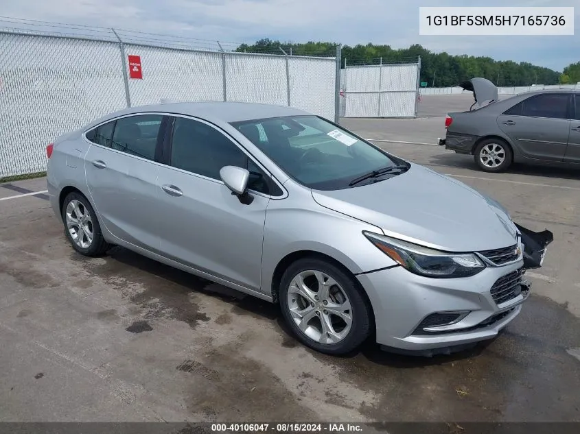 2017 Chevrolet Cruze Premier Auto VIN: 1G1BF5SM5H7165736 Lot: 40106047