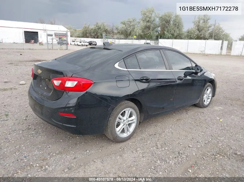 1G1BE5SMXH7172278 2017 Chevrolet Cruze Lt Auto