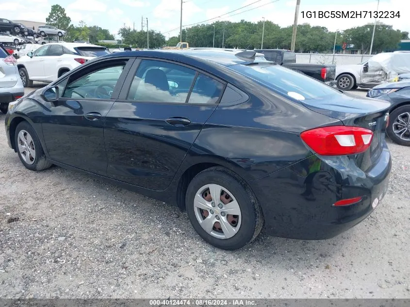 2017 Chevrolet Cruze Ls Auto VIN: 1G1BC5SM2H7132234 Lot: 40124474