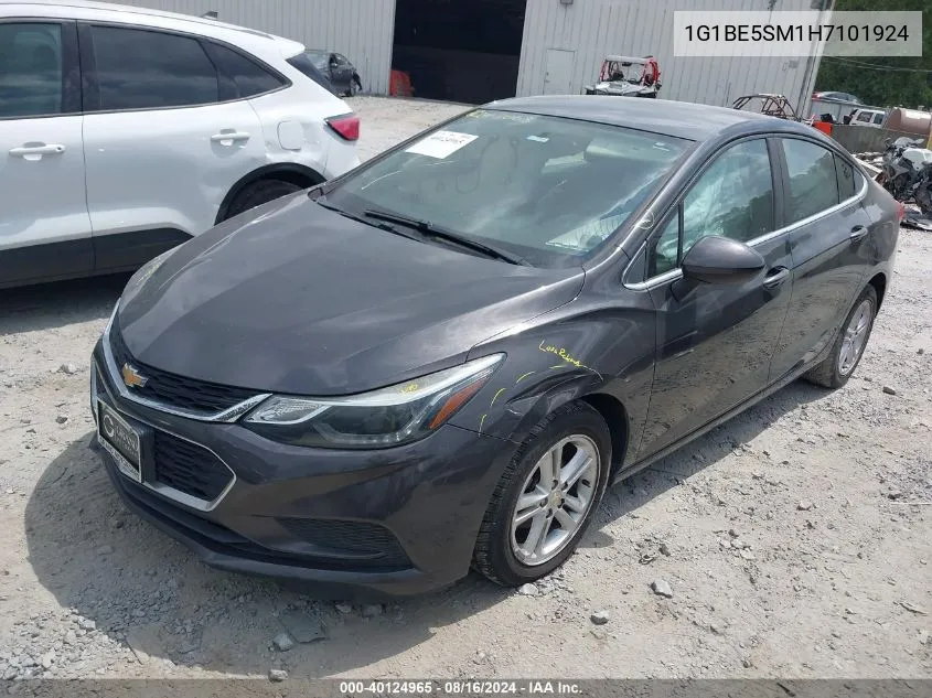 2017 Chevrolet Cruze Lt Auto VIN: 1G1BE5SM1H7101924 Lot: 40124965