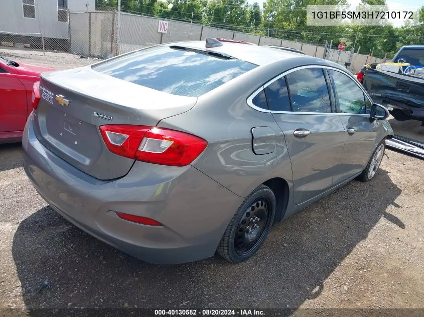 1G1BF5SM3H7210172 2017 Chevrolet Cruze Premier