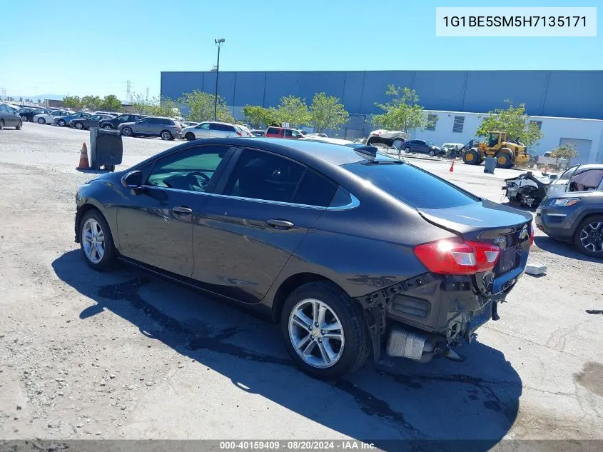 1G1BE5SM5H7135171 2017 Chevrolet Cruze Lt Auto