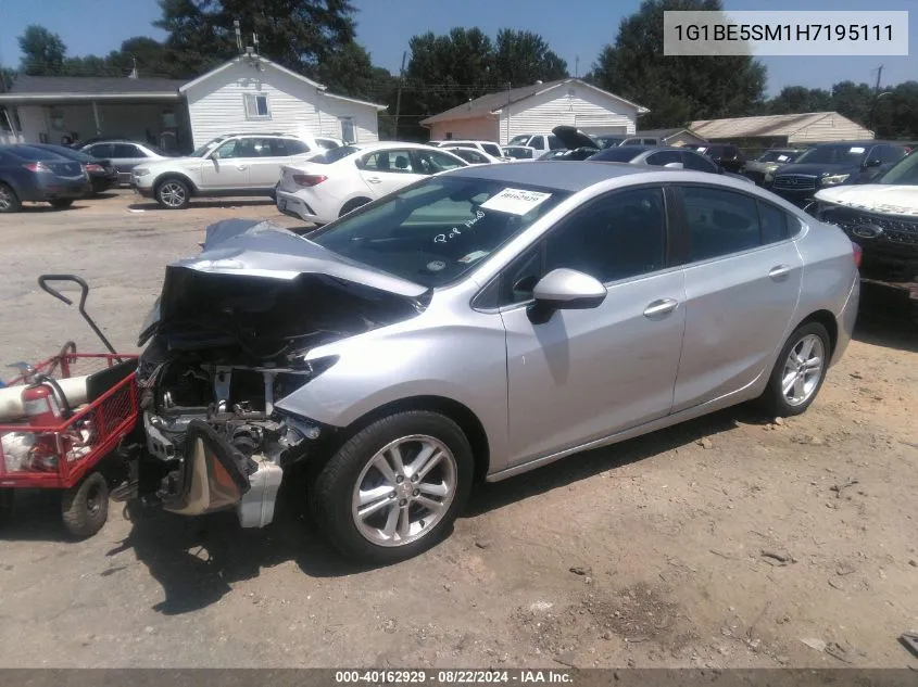 2017 Chevrolet Cruze Lt Auto VIN: 1G1BE5SM1H7195111 Lot: 40162929