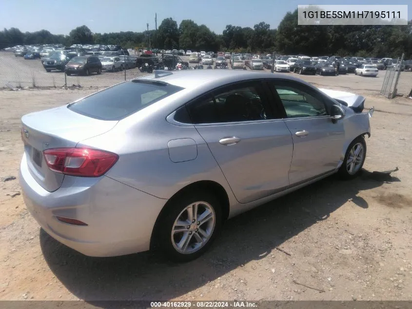 2017 Chevrolet Cruze Lt Auto VIN: 1G1BE5SM1H7195111 Lot: 40162929