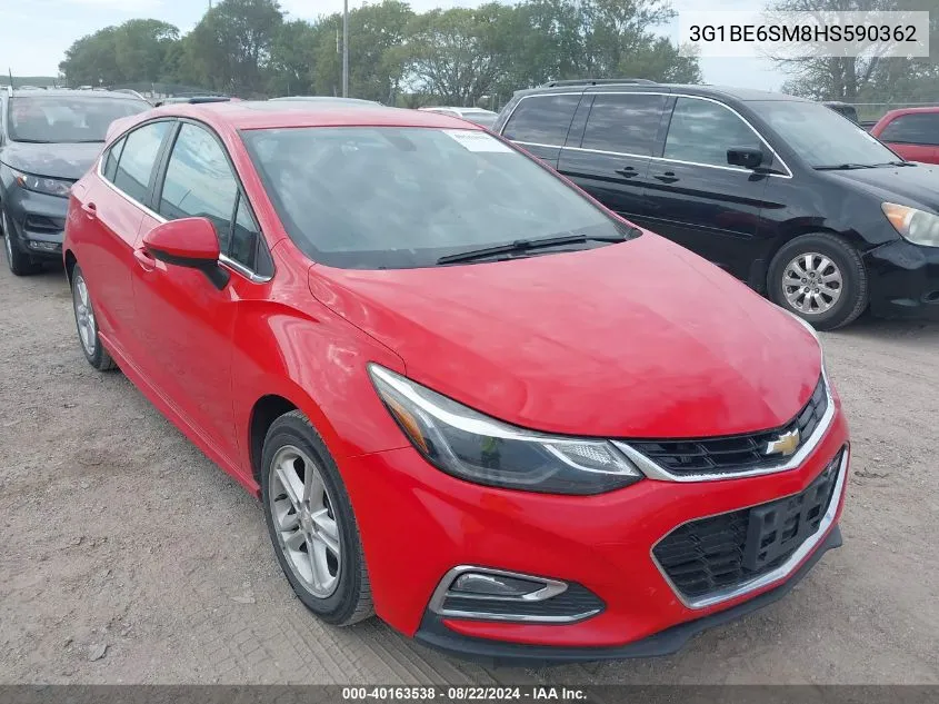 3G1BE6SM8HS590362 2017 Chevrolet Cruze Lt Auto