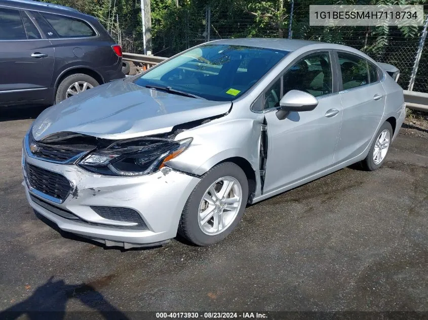 2017 Chevrolet Cruze Lt Auto VIN: 1G1BE5SM4H7118734 Lot: 40173930