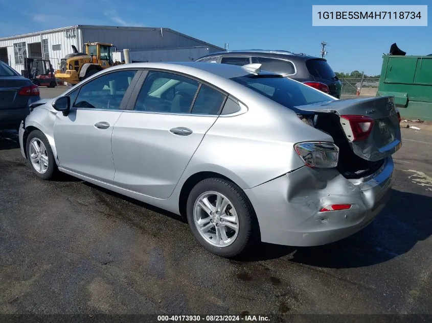 2017 Chevrolet Cruze Lt Auto VIN: 1G1BE5SM4H7118734 Lot: 40173930