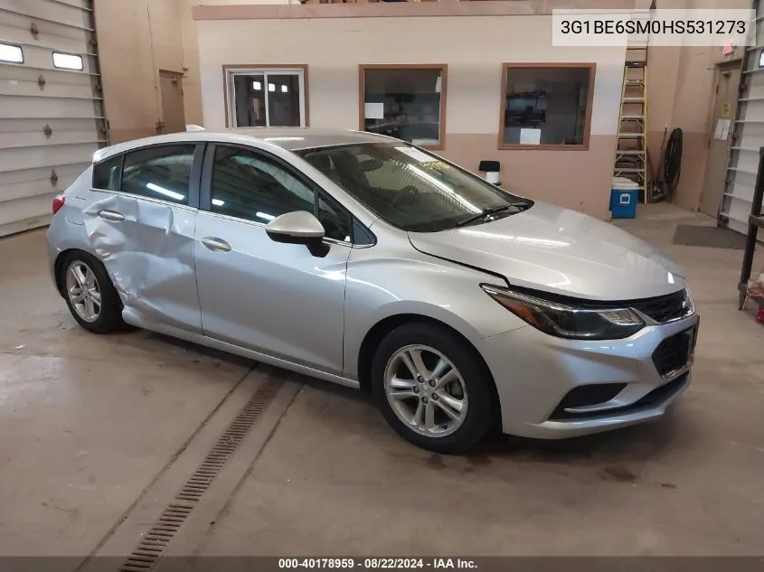 2017 Chevrolet Cruze Lt Auto VIN: 3G1BE6SM0HS531273 Lot: 40178959