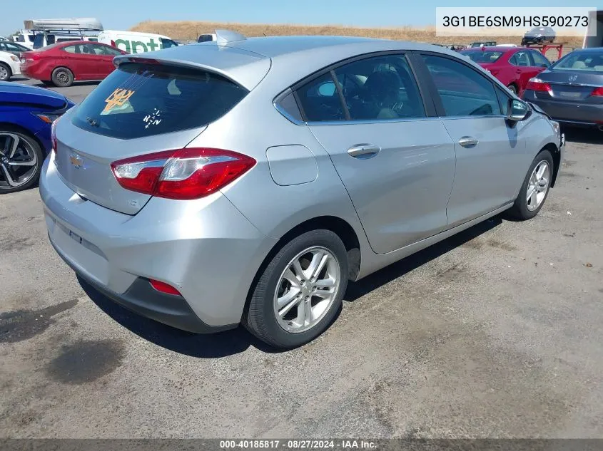 2017 Chevrolet Cruze Lt Auto VIN: 3G1BE6SM9HS590273 Lot: 40185817