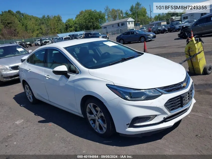 1G1BF5SM8H7249355 2017 Chevrolet Cruze Premier Auto