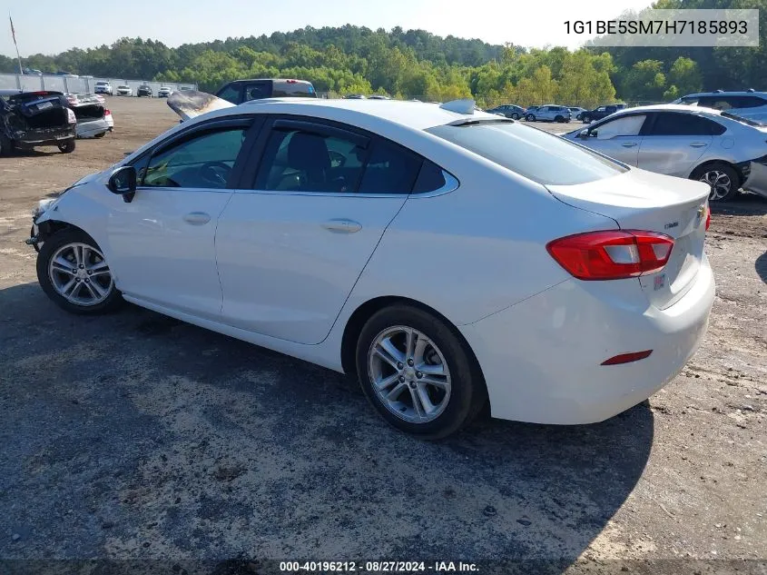 2017 Chevrolet Cruze Lt Auto VIN: 1G1BE5SM7H7185893 Lot: 40196212