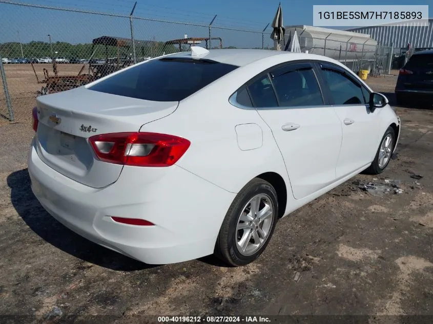 1G1BE5SM7H7185893 2017 Chevrolet Cruze Lt Auto