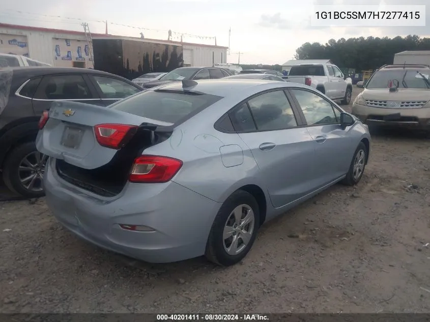 1G1BC5SM7H7277415 2017 Chevrolet Cruze Ls Auto