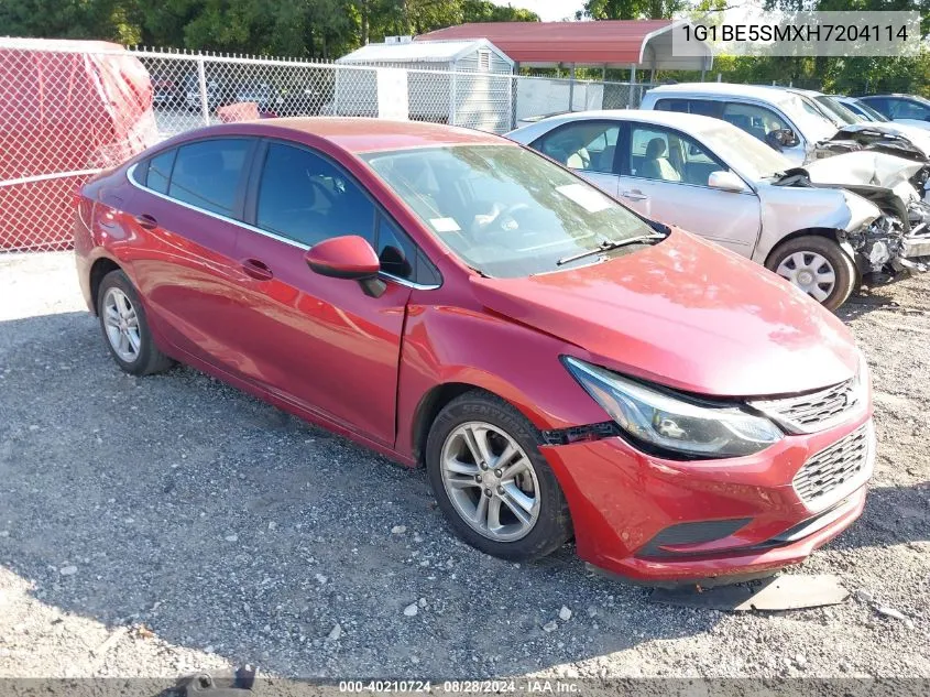 2017 Chevrolet Cruze Lt Auto VIN: 1G1BE5SMXH7204114 Lot: 40210724