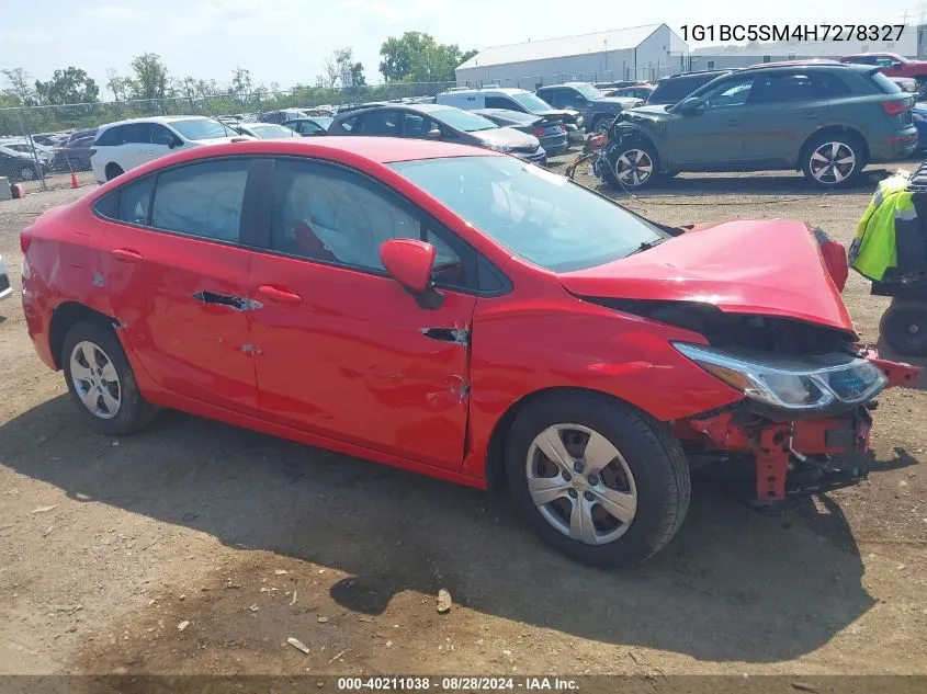 2017 Chevrolet Cruze Ls Auto VIN: 1G1BC5SM4H7278327 Lot: 40211038