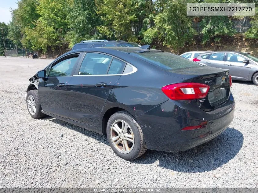 2017 Chevrolet Cruze Lt Auto VIN: 1G1BE5SMXH7217770 Lot: 40212527