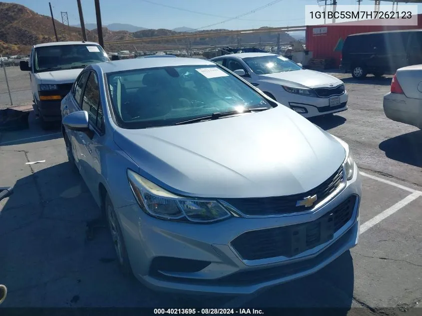 2017 Chevrolet Cruze Ls Auto VIN: 1G1BC5SM7H7262123 Lot: 40213695