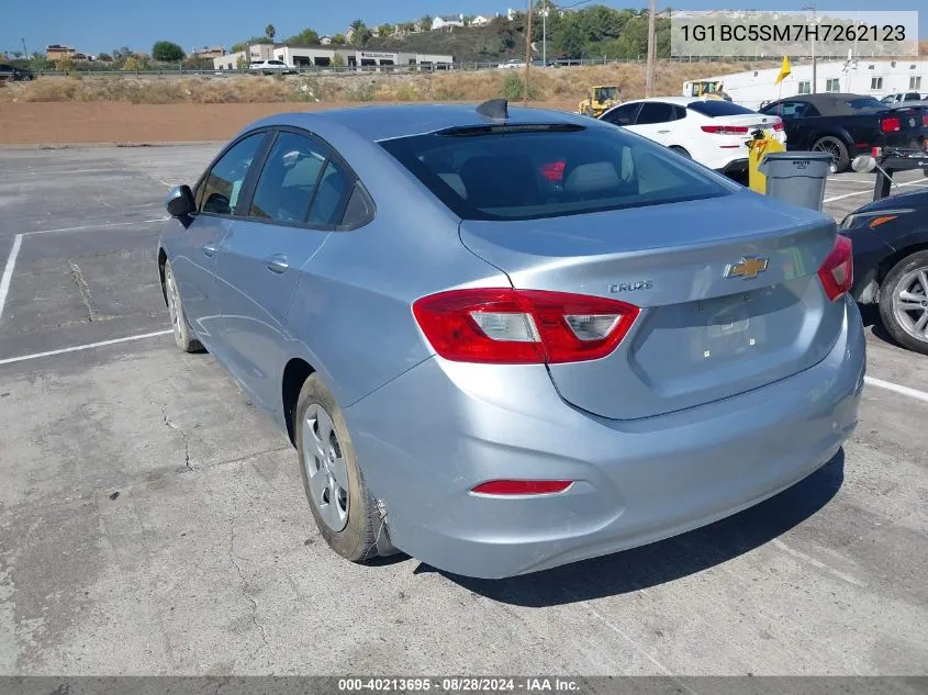 1G1BC5SM7H7262123 2017 Chevrolet Cruze Ls Auto