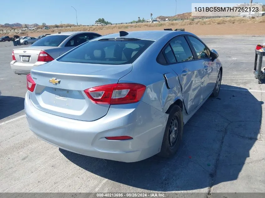 2017 Chevrolet Cruze Ls Auto VIN: 1G1BC5SM7H7262123 Lot: 40213695