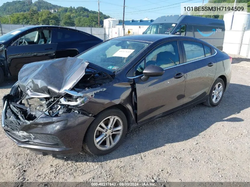 2017 Chevrolet Cruze Lt Auto VIN: 1G1BE5SM3H7194509 Lot: 40217643