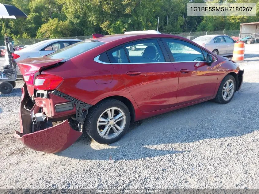 2017 Chevrolet Cruze Lt Auto VIN: 1G1BE5SM5H7180267 Lot: 40223827