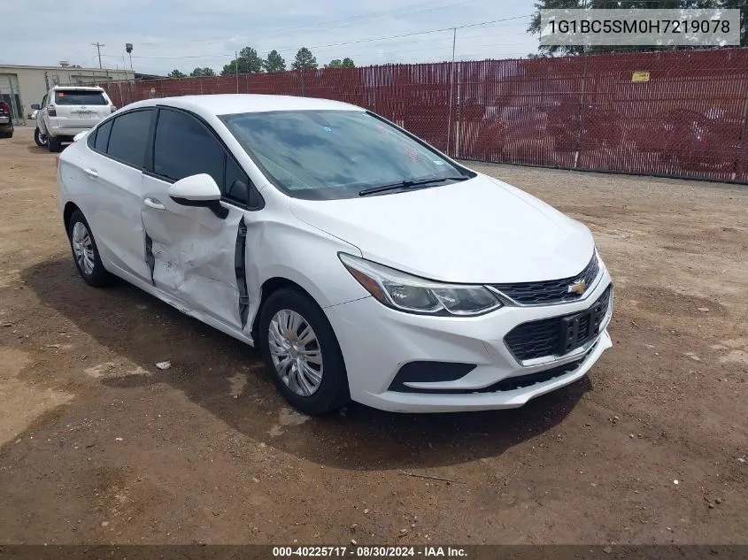 1G1BC5SM0H7219078 2017 Chevrolet Cruze Ls Auto