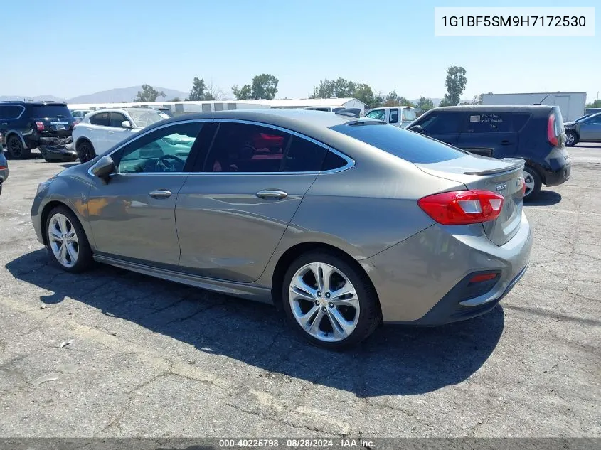 2017 Chevrolet Cruze Premier Auto VIN: 1G1BF5SM9H7172530 Lot: 40225798