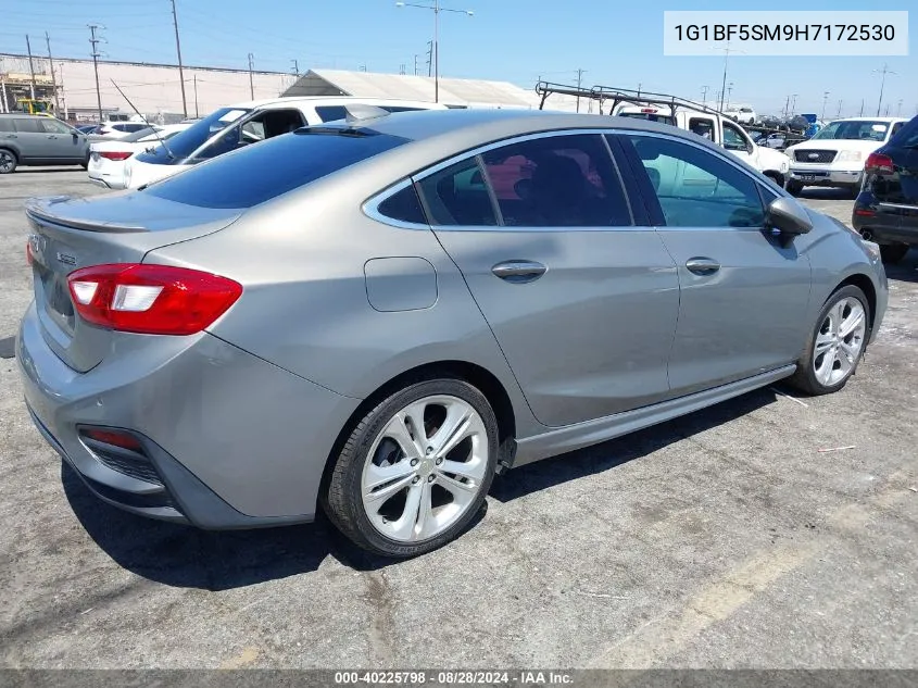 2017 Chevrolet Cruze Premier Auto VIN: 1G1BF5SM9H7172530 Lot: 40225798