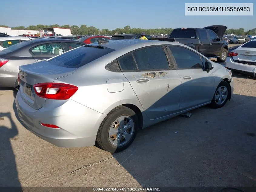 2017 Chevrolet Cruze Ls Auto VIN: 3G1BC5SM4HS556953 Lot: 40227843