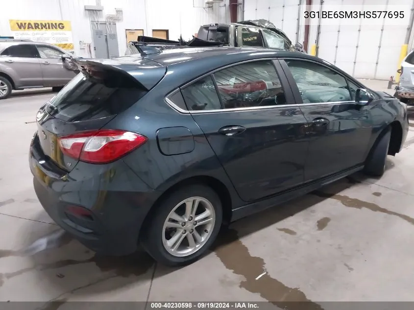 3G1BE6SM3HS577695 2017 Chevrolet Cruze Lt Auto