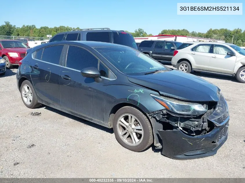 3G1BE6SM2HS521134 2017 Chevrolet Cruze Lt Auto