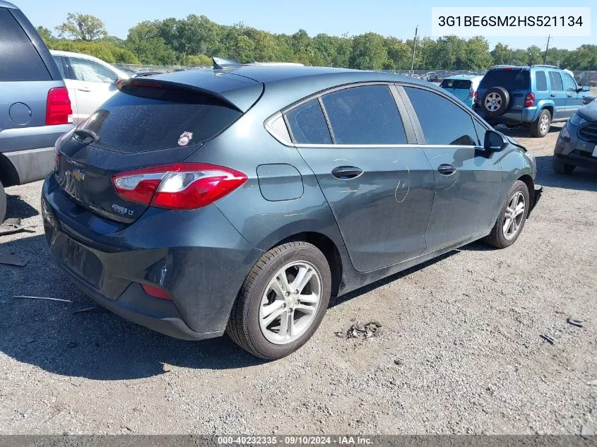 2017 Chevrolet Cruze Lt Auto VIN: 3G1BE6SM2HS521134 Lot: 40232335