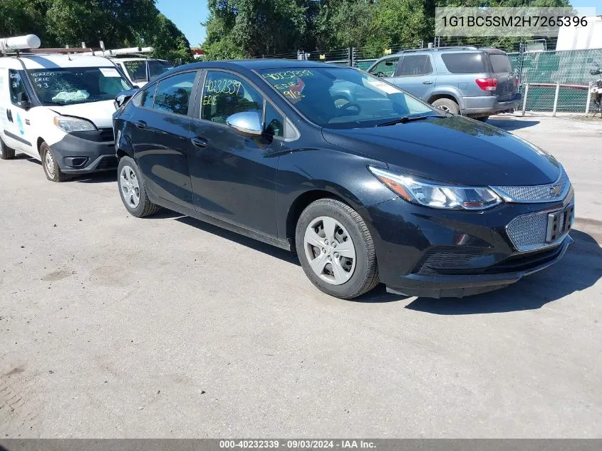 2017 Chevrolet Cruze Ls Auto VIN: 1G1BC5SM2H7265396 Lot: 40232339