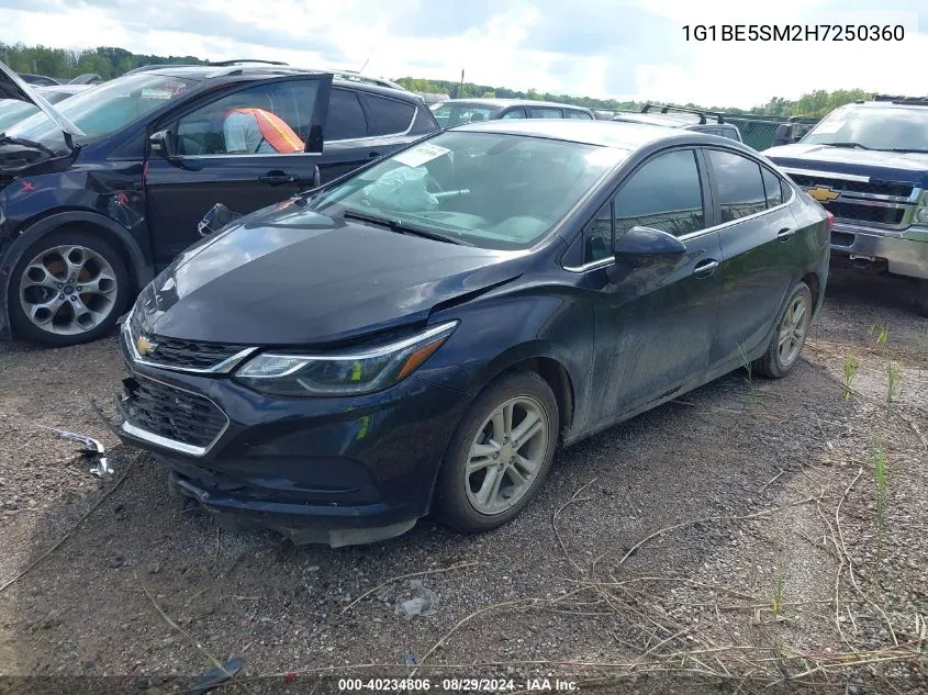 2017 Chevrolet Cruze Lt Auto VIN: 1G1BE5SM2H7250360 Lot: 40234806