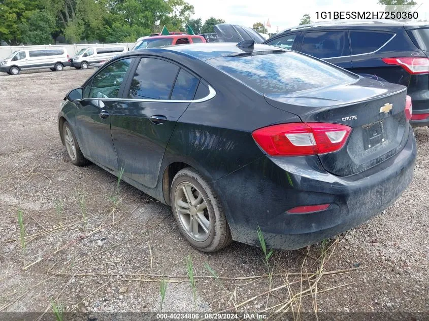 1G1BE5SM2H7250360 2017 Chevrolet Cruze Lt Auto