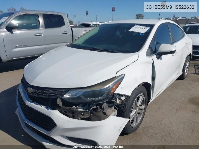 2017 Chevrolet Cruze Lt Auto VIN: 3G1BE5SM9HS522632 Lot: 40236434