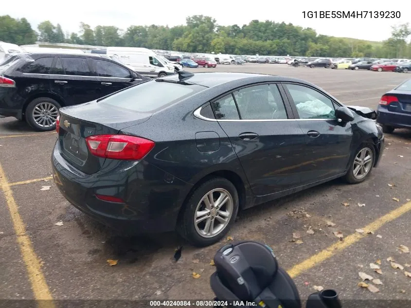 2017 Chevrolet Cruze Lt Auto VIN: 1G1BE5SM4H7139230 Lot: 40240384