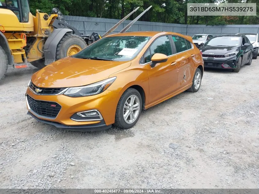 3G1BD6SM7HS539275 2017 Chevrolet Cruze Lt Manual