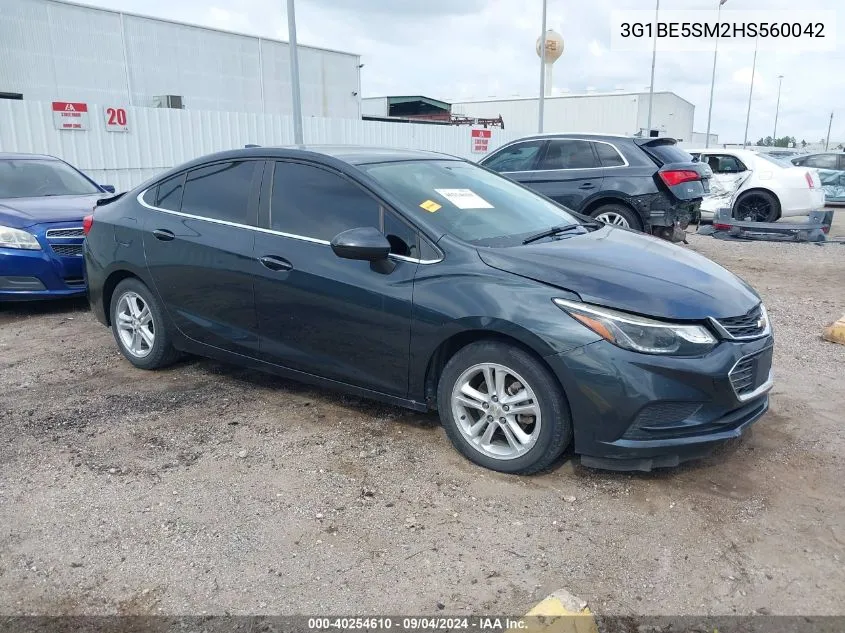 2017 Chevrolet Cruze Lt Auto VIN: 3G1BE5SM2HS560042 Lot: 40254610