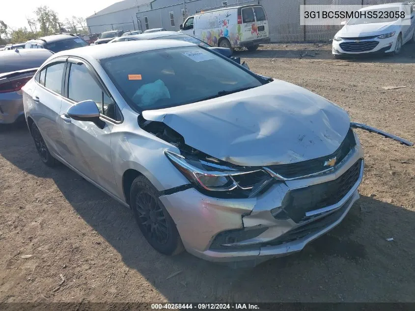 3G1BC5SM0HS523058 2017 Chevrolet Cruze Ls Auto