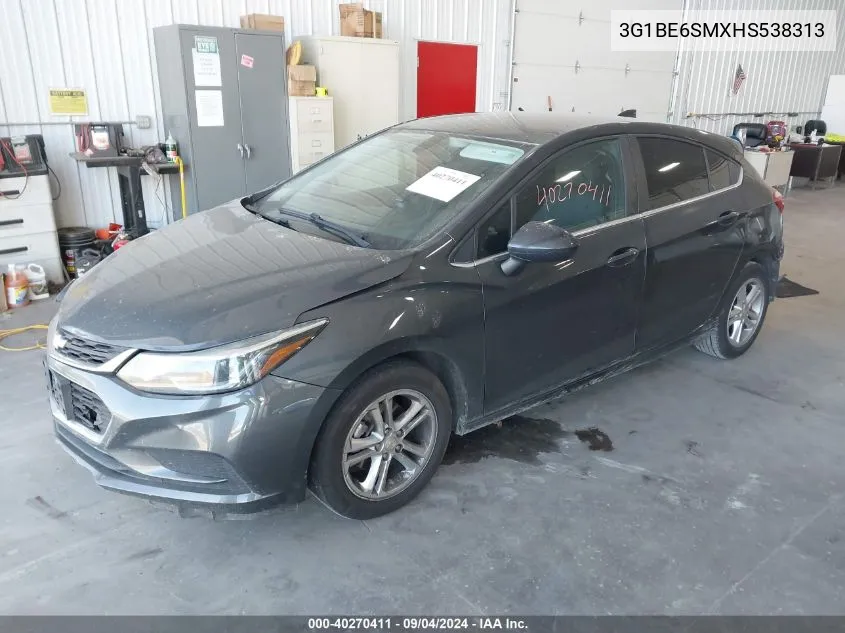 3G1BE6SMXHS538313 2017 Chevrolet Cruze Lt