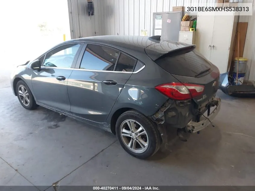 3G1BE6SMXHS538313 2017 Chevrolet Cruze Lt