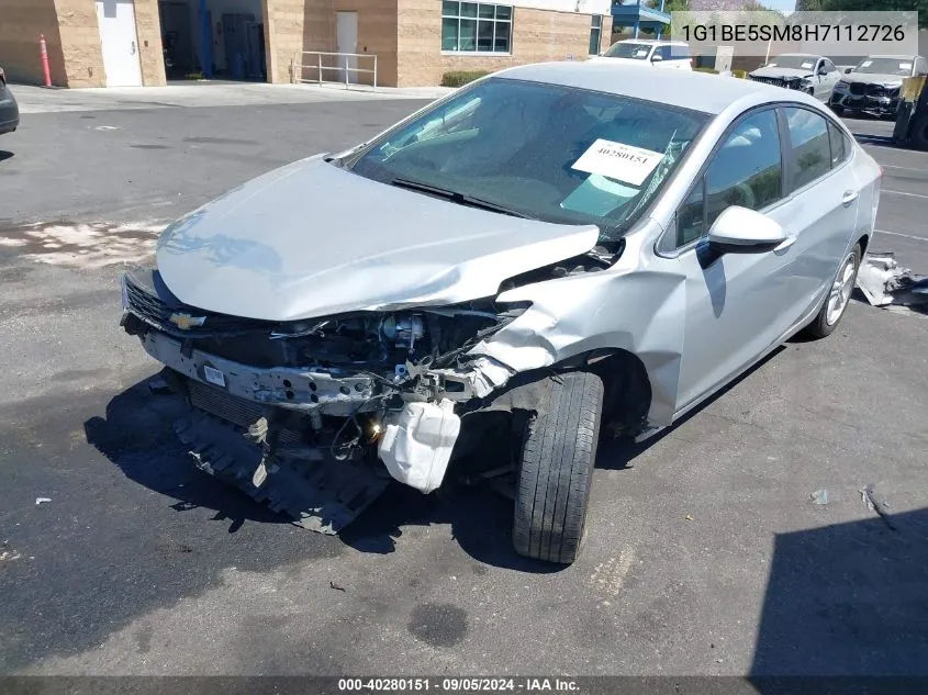 2017 Chevrolet Cruze Lt Auto VIN: 1G1BE5SM8H7112726 Lot: 40280151