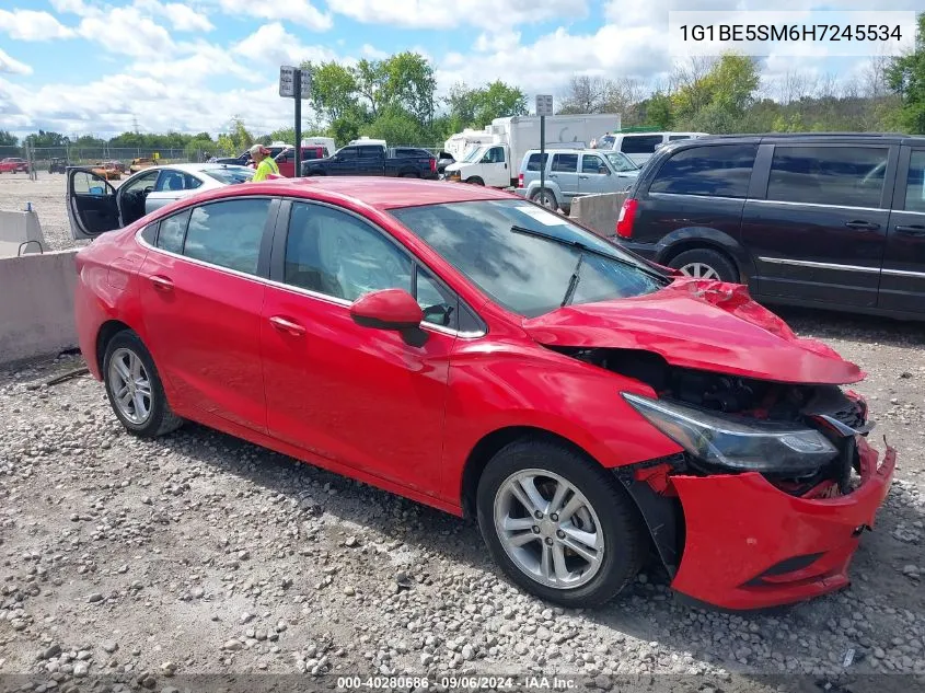 2017 Chevrolet Cruze Lt Auto VIN: 1G1BE5SM6H7245534 Lot: 40280686