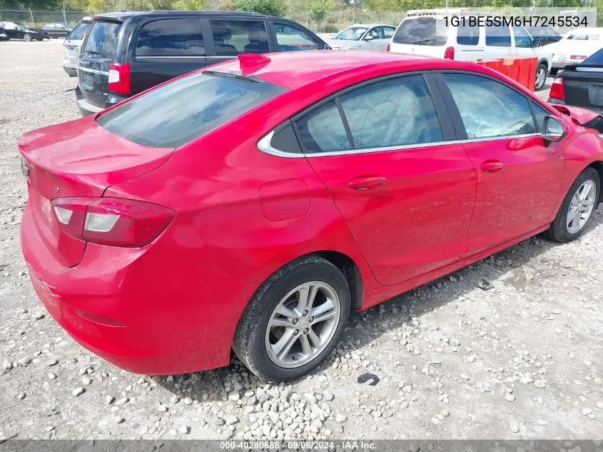 2017 Chevrolet Cruze Lt Auto VIN: 1G1BE5SM6H7245534 Lot: 40280686