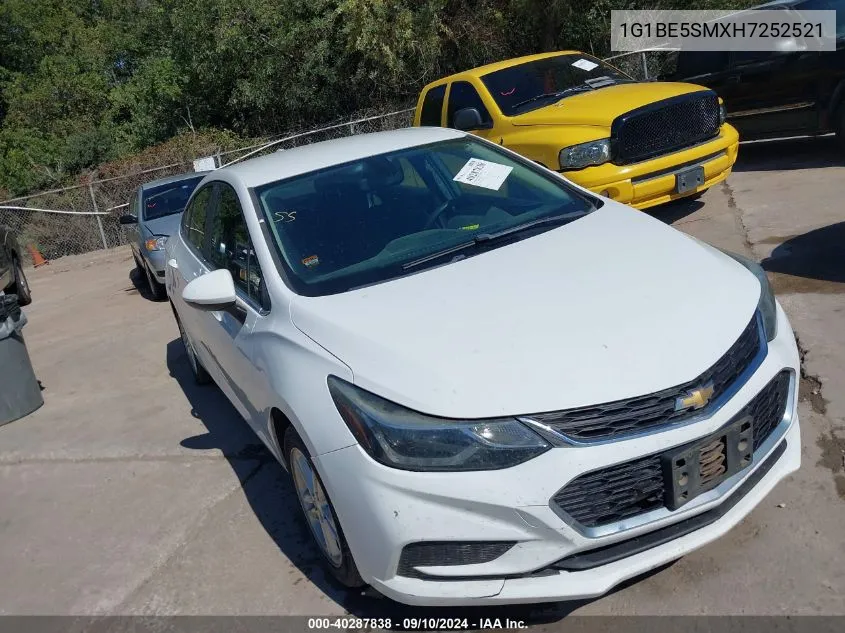 1G1BE5SMXH7252521 2017 Chevrolet Cruze Lt Auto