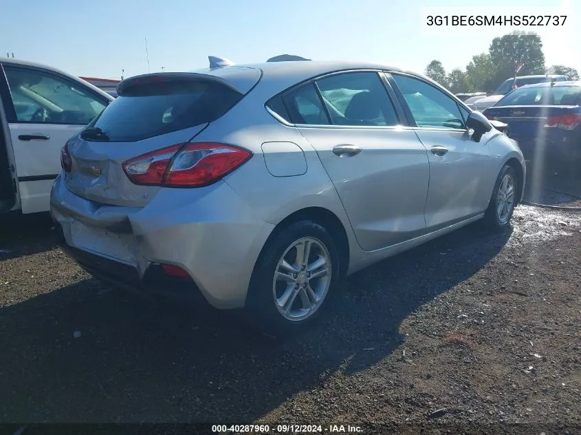 2017 Chevrolet Cruze Lt VIN: 3G1BE6SM4HS522737 Lot: 40287960