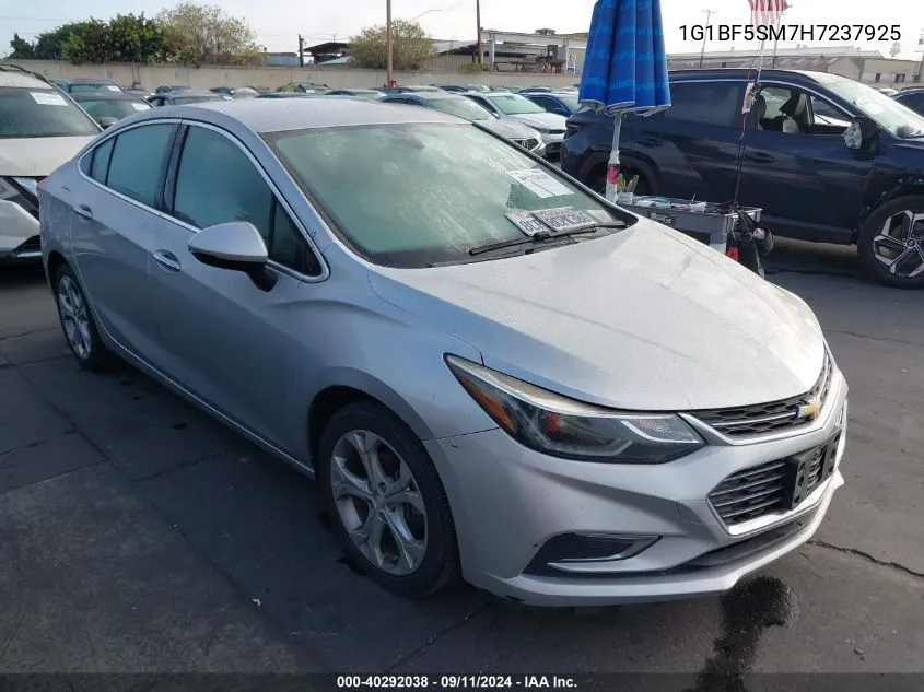 2017 Chevrolet Cruze Premier Auto VIN: 1G1BF5SM7H7237925 Lot: 40292038